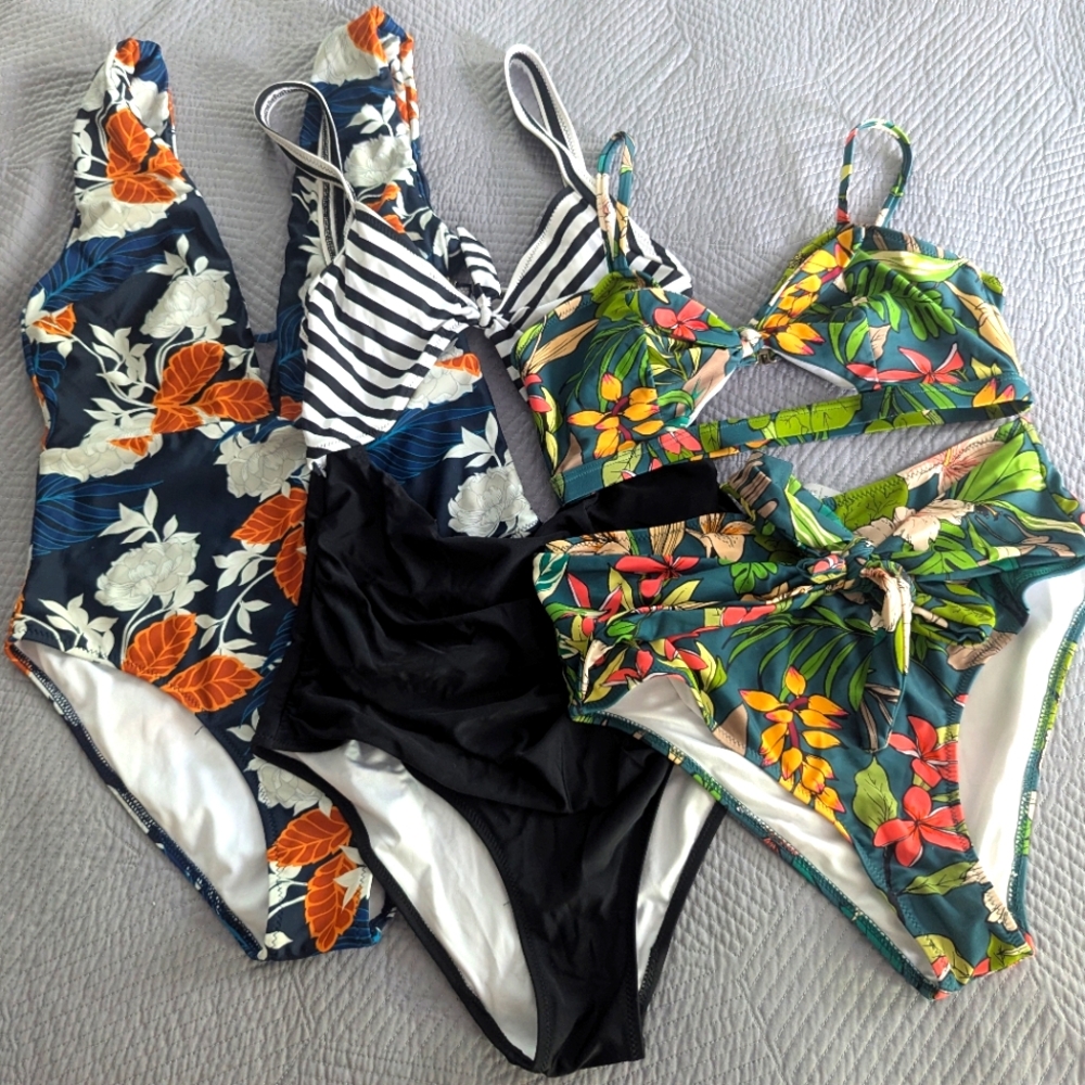 Lot Of 3 Cupshe Swim Suits